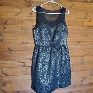 Mesh top tank dress